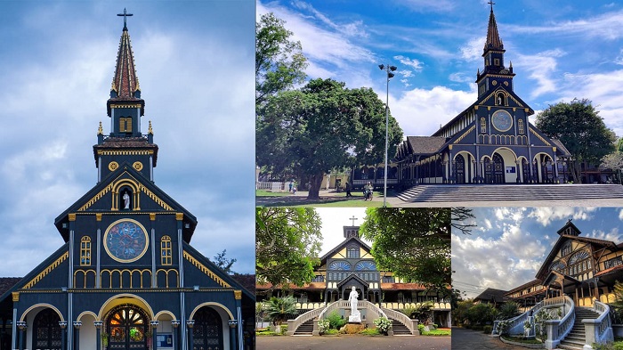 10 églises Vietnam kontum
